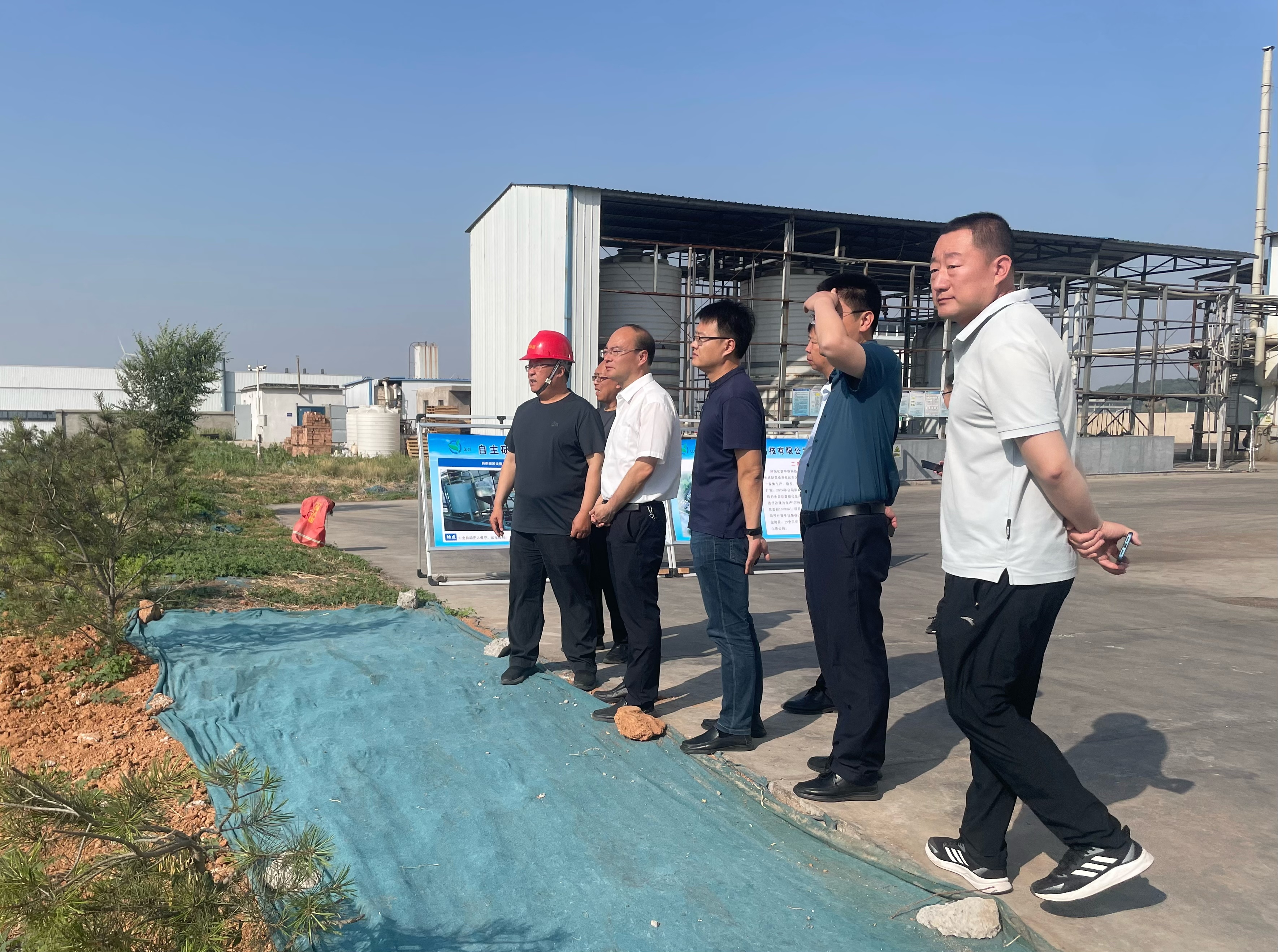 义马市领导深入金年会环保调研指导二期项目