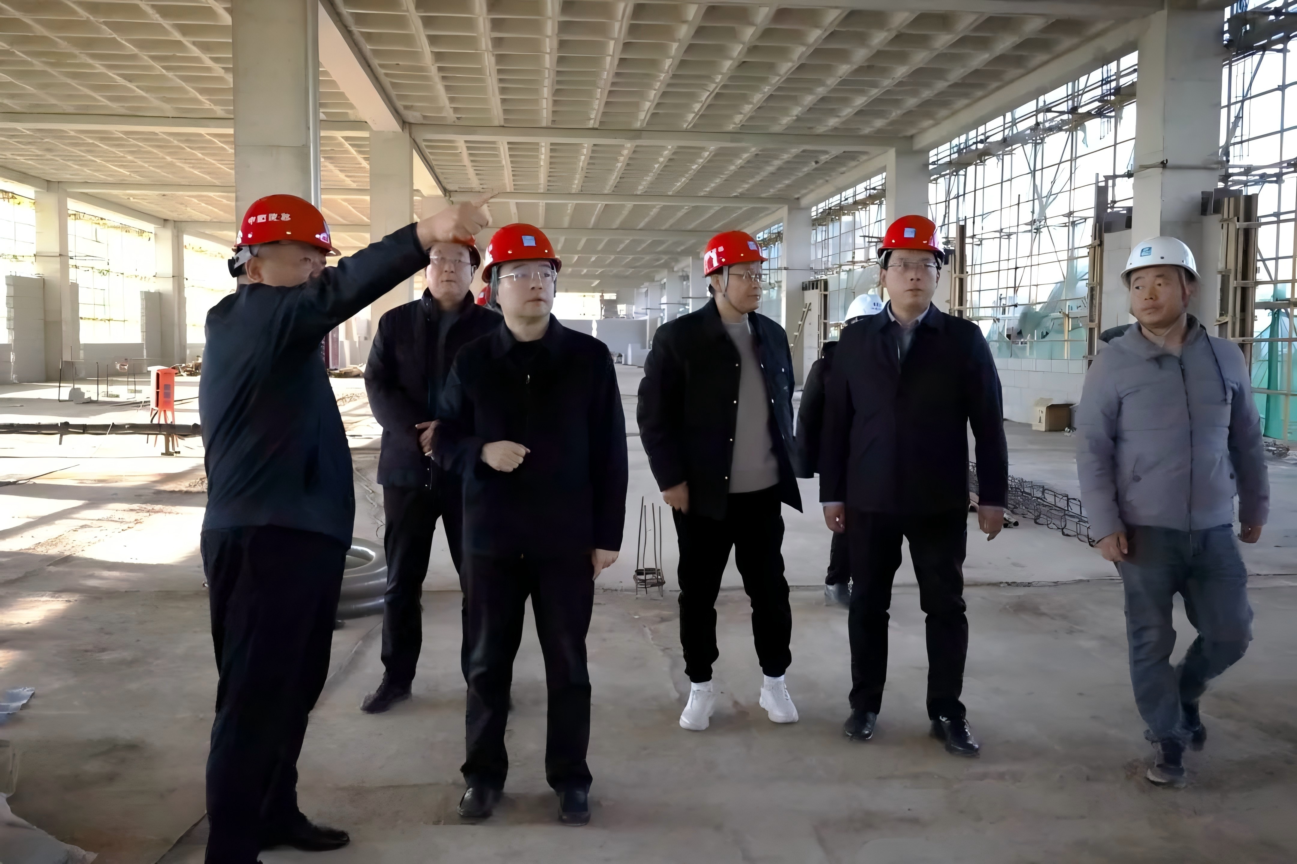 市领导莅临河南金年会调研二期项目进展情况